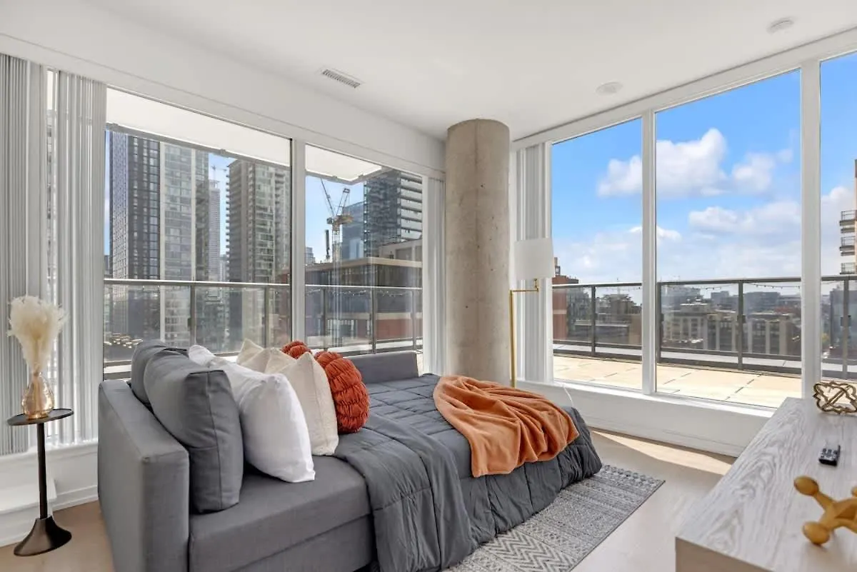 Apartmán Luxury 2Br Condo Enormous Patio Parking Toronto
