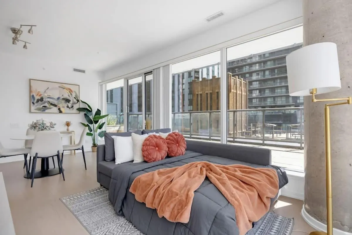 Apartmán Luxury 2Br Condo Enormous Patio Parking Toronto Kanada